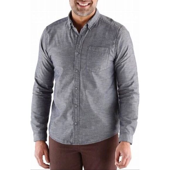 Patagonia Men's Long-Sleeved Bluffside Shirt Blue Button Down Size Large - Picture 1 of 14